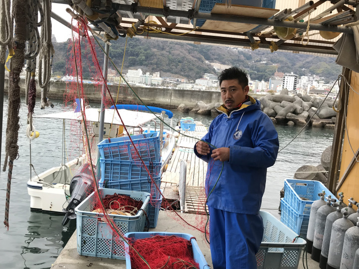 天然物!伊勢海老漁!!