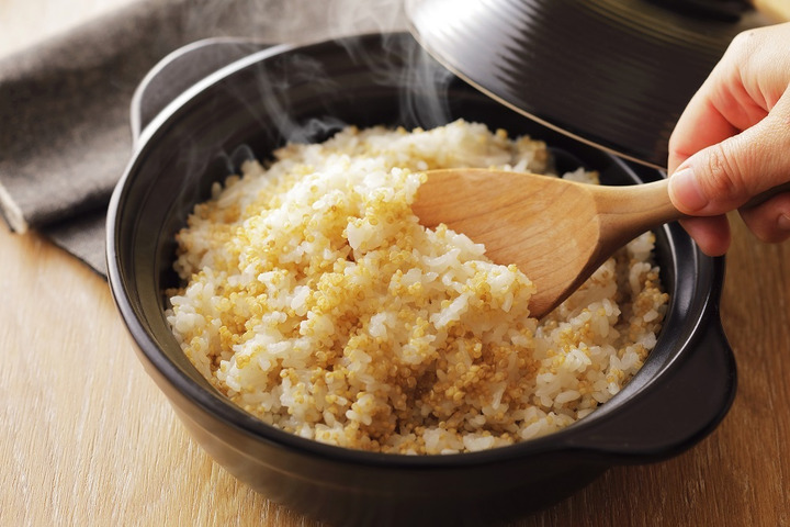 【キヌアご飯】の炊き方