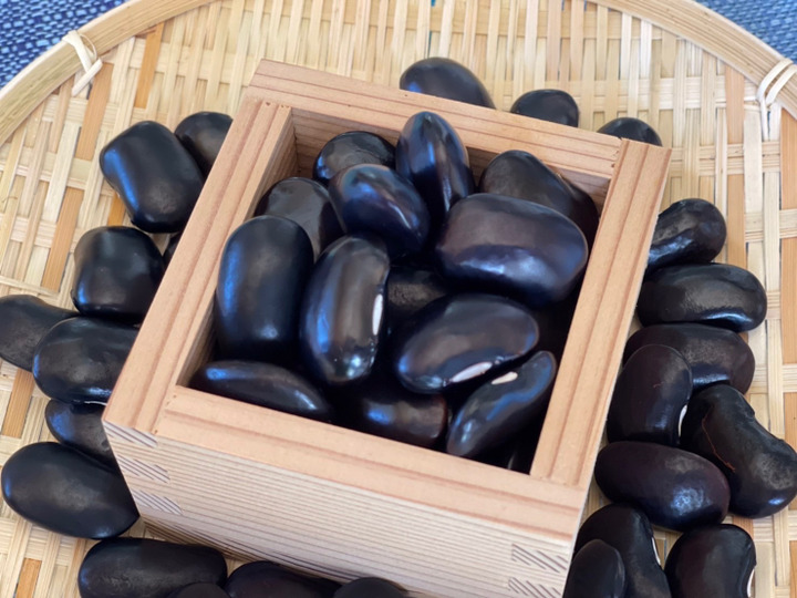 【お試し価格！】 中粒！黒花豆！数量限定！令和6年！：山梨県産の花豆｜食べ 野菜