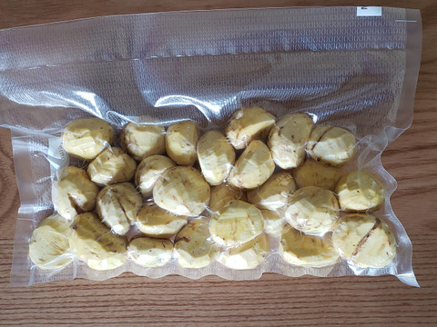 【簡単に栗ご飯 甘いむき栗 自然栽培】農薬不使用むき栗 剥き栗 　真空パック冷凍