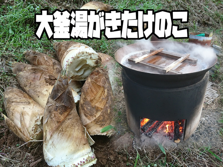 届いたその日から、旬のタケノコ料理が味わえます