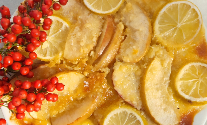 りんご🍎&レモン🍋のクラフティ