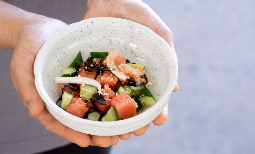 スイカに昆布！？絶品スイカサラダ🍉