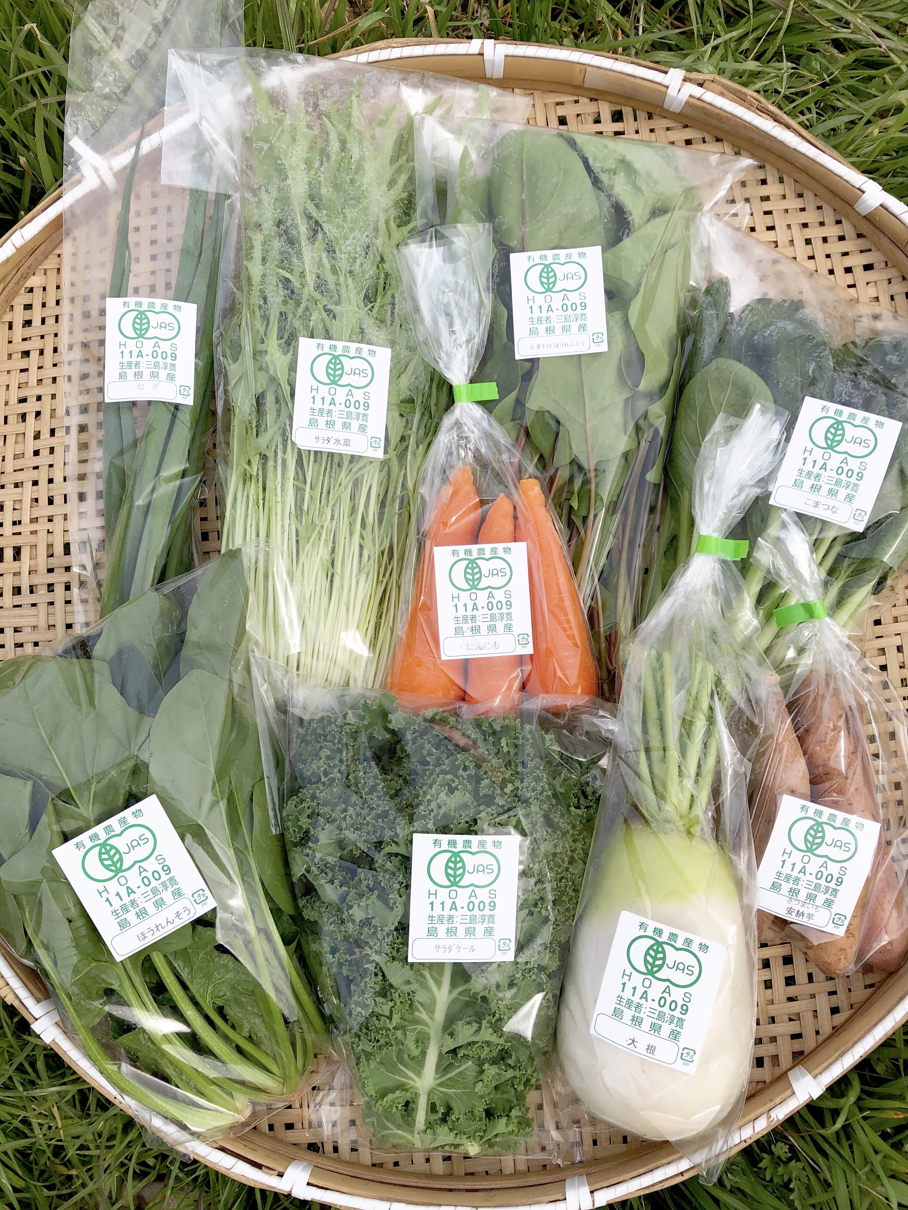 激安大特価！ リピーターの皆さまにオススメ！】選べる！有機野菜セット（6種 野菜