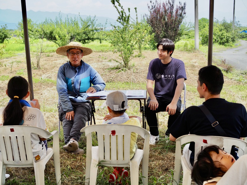 📷生産者さんが話している写真