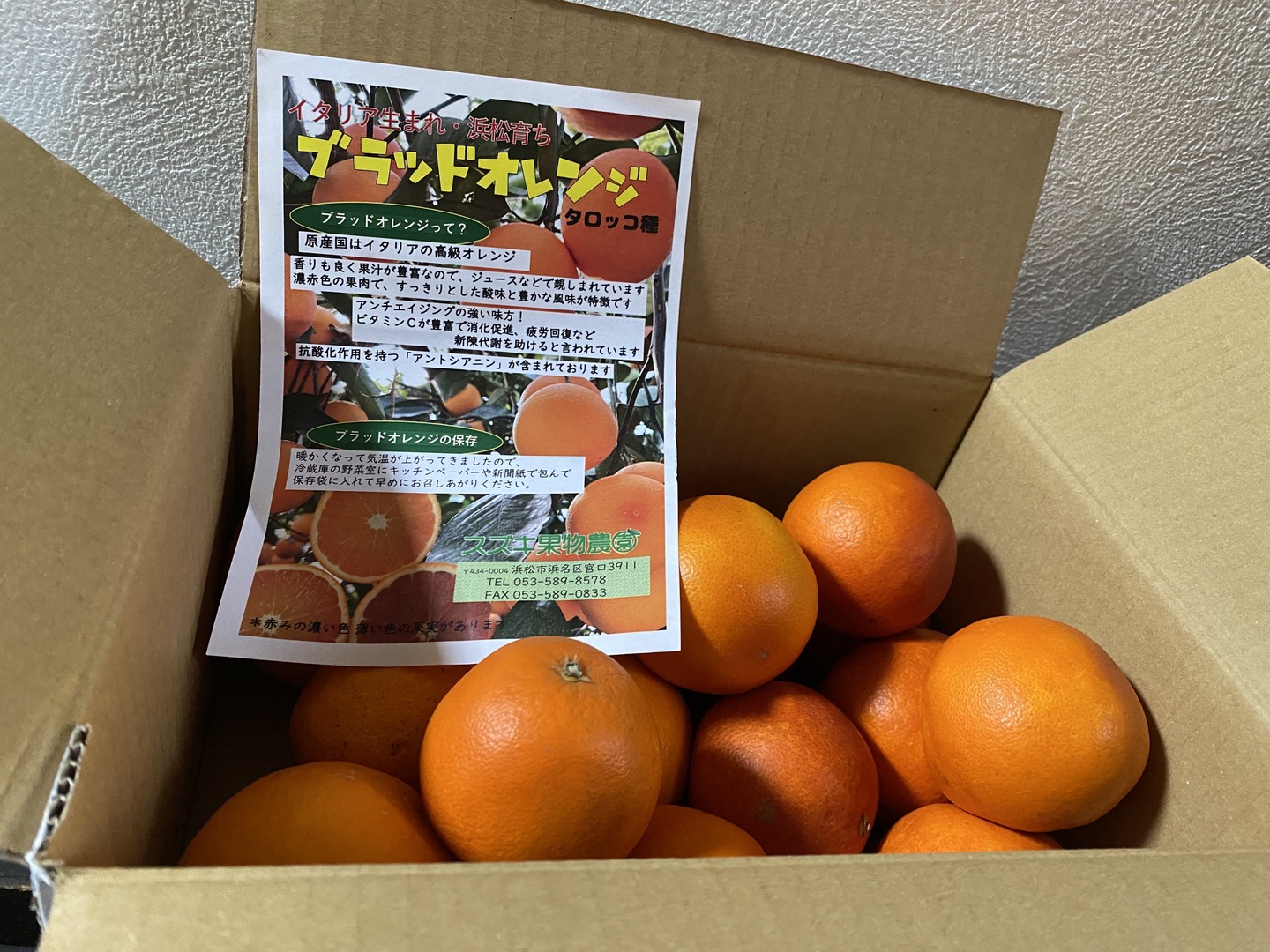 濃厚な甘みと爽やかな酸味】静岡県浜松産『ブラッドオレンジ（タロッコ