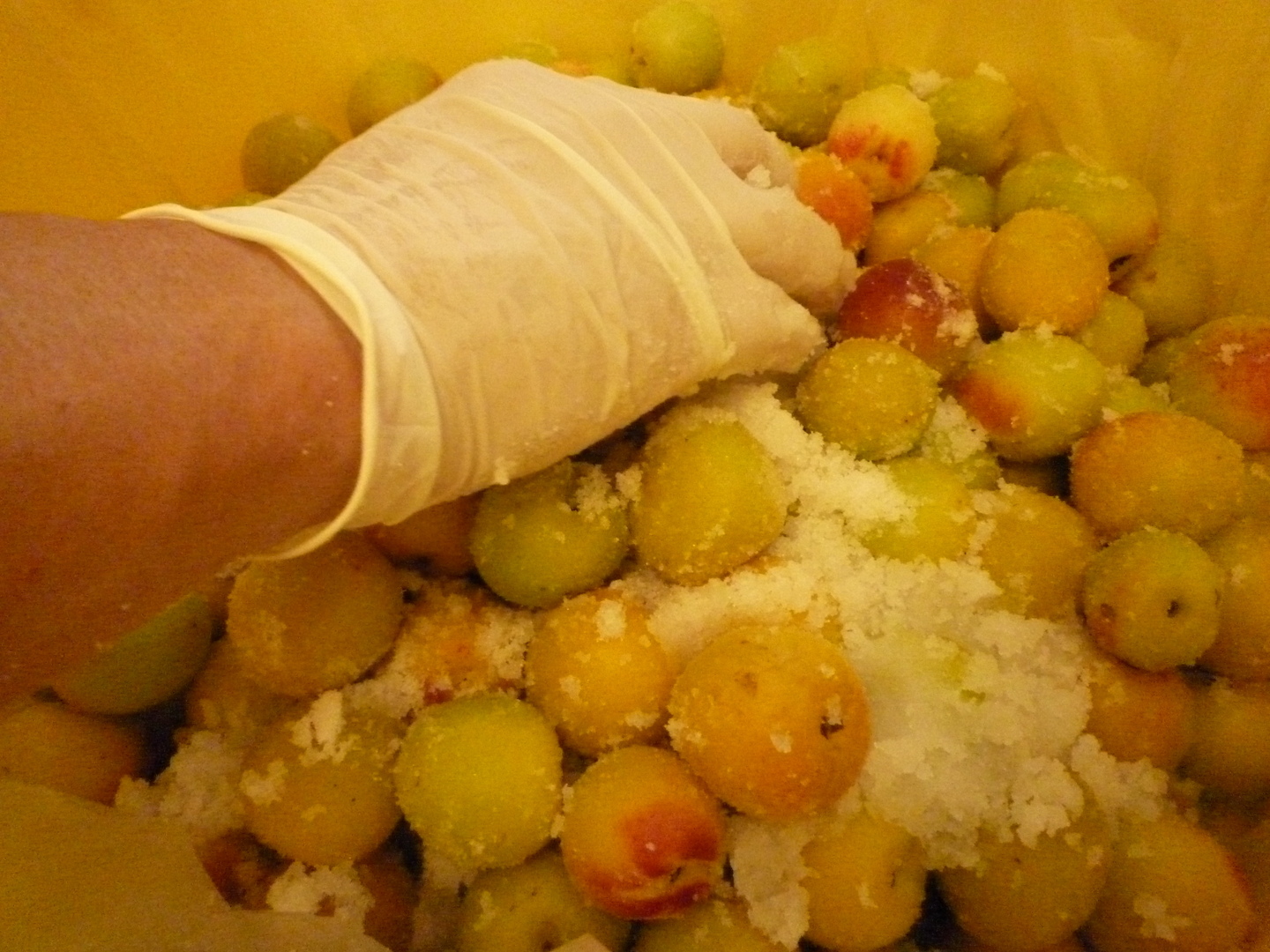 青谷特産の香りのよい梅、城州白を使用。ご飯に一番よく合う