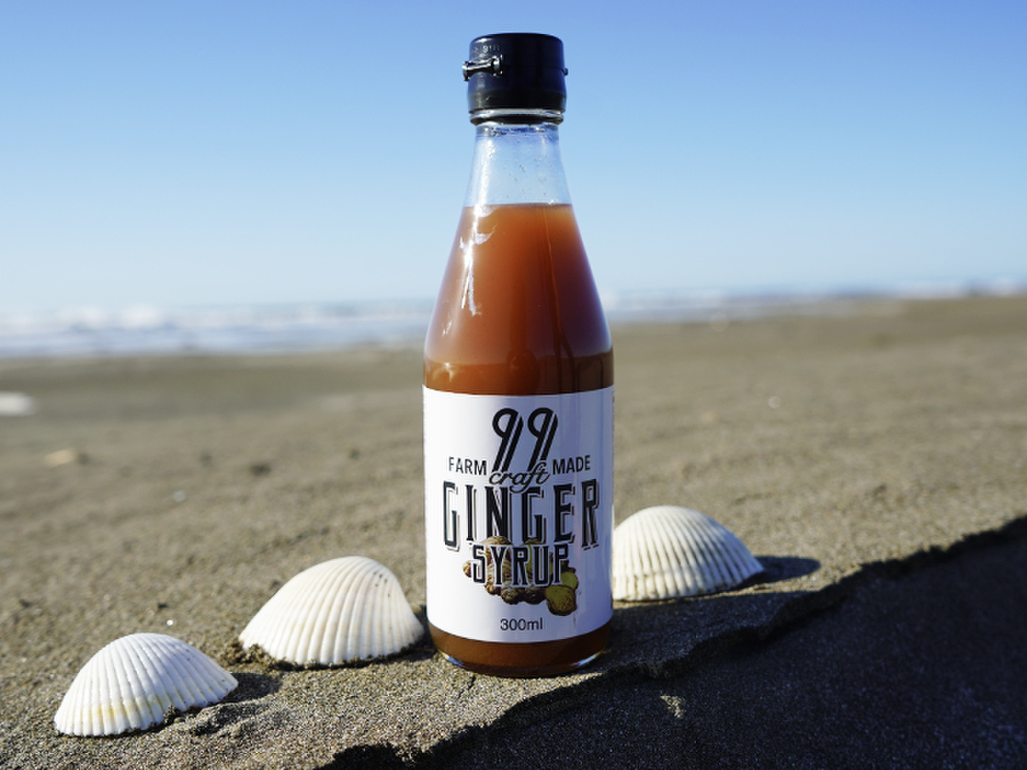 FRAM MADE】99 craft GINGER SYRUP 300ml：千葉県産のその他薬味
