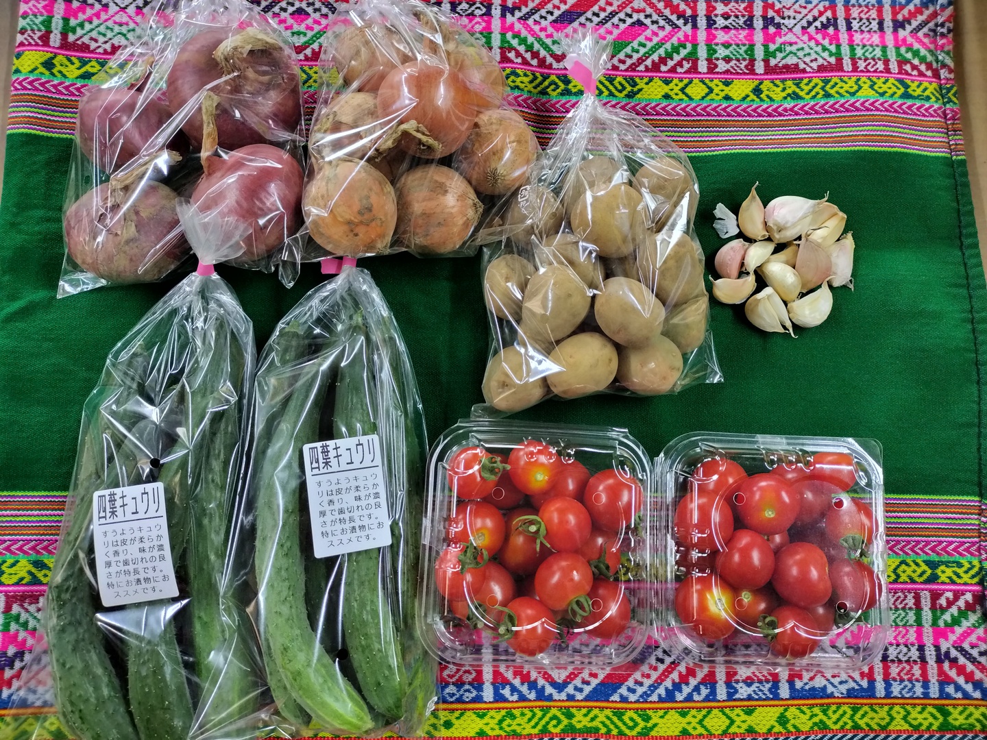 フードレスキュー 農園自慢の夏野菜セット4種・8袋☆パチャママ農園