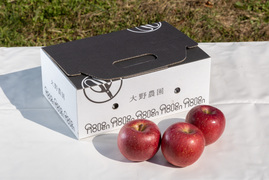 サンふじ　 大野農園を代表する品種「りんごの王様」8～6個程度（2kg程度）