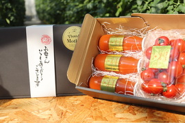 【母の日ギフト】フルーティーで芳醇なミニトマトと無添加トマトジュースのギフトセット