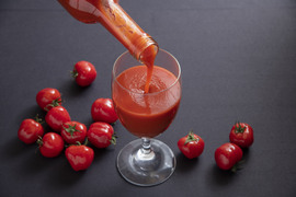 『希少』チェリートマト使用　濃厚な甘さ！赤いチェリートマトジュース180ml×5本入