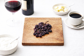 【ドライフルーツ】凝縮された甘さ！軸付き干しぶどう（ネヘレスコール、約100g）