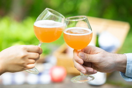 りんご農家が造るシードル飲み比べセット 希少りんご「こうとく」と「彩香」テキカカシードルこうとく＆えんシードル各1本計2本セット お家飲みにギフトにもおすすめ🎁