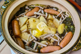 【野菜ソムリエのレシピ】リーフレタスの塩バター鍋