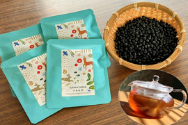 【プチギフトに☆彡】夕焼け黒千石大豆茶《希少種＆自然栽培》【送料一律360円・ポスト投函】