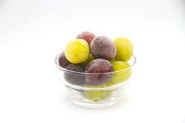 ひんやりスイーツ！冷凍ぶどう（種なしぶどうMIXシャインマスカット入り）