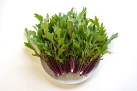 和らぎ農法　赤軸水菜（1袋）