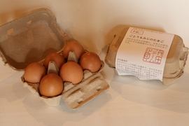 宮城のお米と大豆で育てた　ごとうもみじのたまご　陸と海の恵みを濃縮　　6個入り×4P