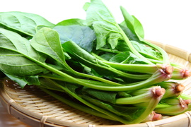 【茨城県産地直送】「朝採れほうれん草 」150g×7袋【計1kg】収穫時期7月下旬