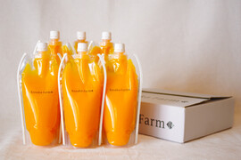 【父の日ギフト】日下みかんストレートジュース　パウチ500ml×6本(化粧箱入)