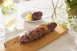 冷しても美味しい焼き芋！
【”Ｂ品”限定販売】糖度50度越えの熟成やきいも1ｋ【冷凍】