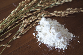 【自然栽培ミズホチカラ】パンづくりに最適な自然栽培米粉１Ｋ