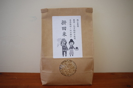 幻のお米！『自然栽培米ササシグレ玄米』掛田米（３kg）