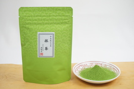 京都宇治　製菓用抹茶「出来上がった時の抹茶の風味、鮮やかな緑に驚きます!!」