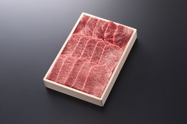 【贈答用木箱入り】霜降り多めの柔らか食感を焼肉で！松阪牛焼肉（肩ロース）400ｇ