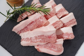 焼肉・BBQ最高！【香心ポーク】豚トロ焼肉用600g　＊まとめ買い対応