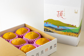 【冬ギフト】極限まで樹上完熟　スペシャルな太秋柿　2kg 5〜6玉入　熨斗対応可