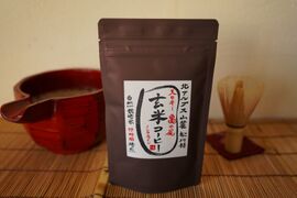 幻のお米「亀の尾」を12時間焙煎！　玄米コーヒー　粉末100ｇ　2個セット