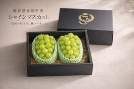 【高糖度｜JGAP取得】完熟シャインマスカット ２房（５００ｇ×２房）