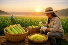 【予約 7月中旬発送】とうもろこしのヒゲ 生 南蛮毛 国産 農薬検査済 2026年製造  1kg 業務販売 卸し なんばんげ　ナンバンゲ