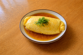 さっぱり⭐︎梅しらすの和風あんかけオムライス