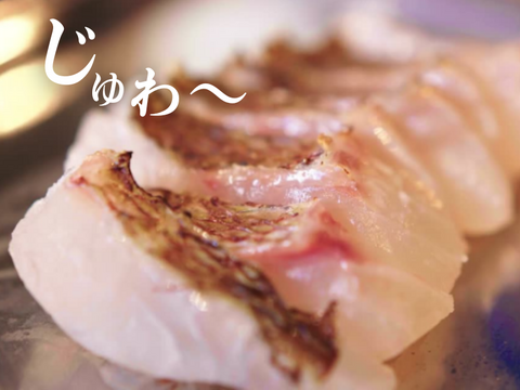【朝市限定】引き締まった身に旨みたっぷりなブランド真鯛♪「あなたに逢い鯛。」＜３枚おろし・皮あり＞１〜1.2kg