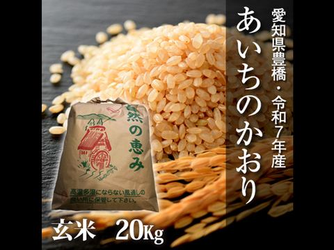 【節減対象農薬6割減】あいちのかおり 玄米20g【令和7年・愛知県産】