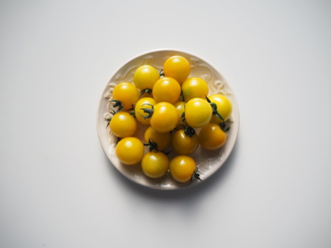 黄色ミニトマト 500g【フルーツのようなあっさりとした甘み】熊本県産：ギフトメッセージ対応