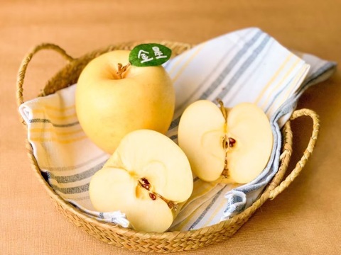 【縁起物】🍎葉とらずふじ⭐️金星（９～１１玉）約３キロ箱 ID179783
