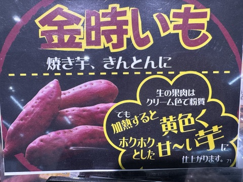 金時芋　千葉県産