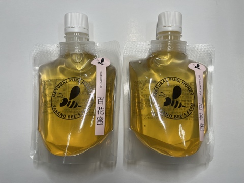 【いしうらゆい様専用】
鹿児島県産百花蜜200gパウチパック2本組
化粧箱入り包装、外熨斗　12セット