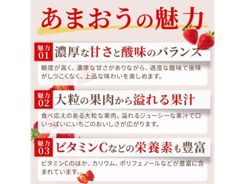 【お歳暮ギフトに】特選あまおう 400ｇ【冬ギフト】