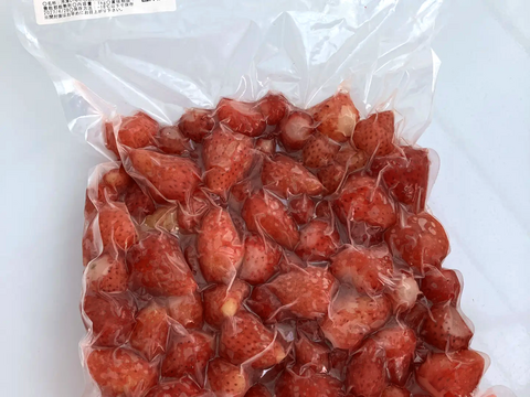ジャムやシロップ作りに◎冷凍いちご『かおり野』（1kg）