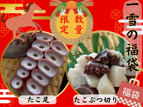 【一雪の福袋】たこ足＋たこぶつぎり
