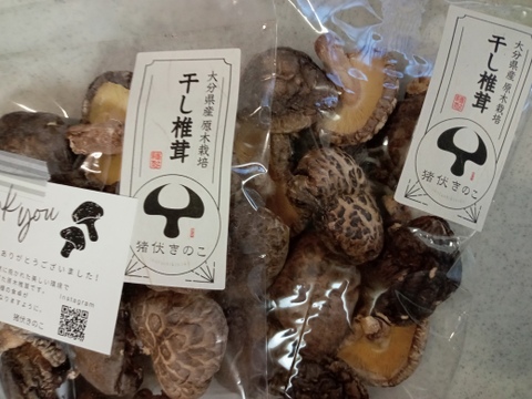 【2袋セット】うまみ濃厚！大分県産「原木栽培」干し椎茸50g×2