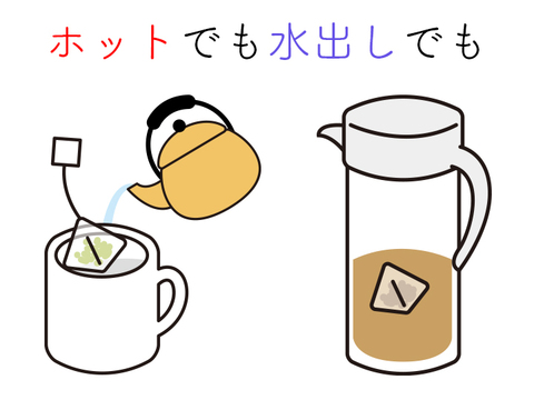 ゴクゴク飲める☆たっぷり八女茶（お徳用ティーパック 水出し茶・ホット兼用）(500g [50パック入り×2袋])