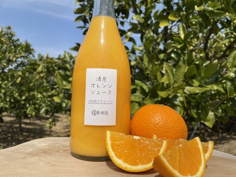 【濃厚・フレッシュ】清見オレンジ１００％無添加ジュース720ml