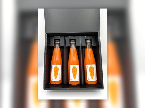 【糖度10度超え】雪の中で眠り、甘みが極まった「雪の下にんじん」100％ジュース ギフトセット 200ml×3本