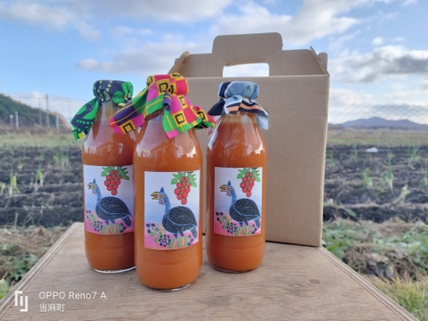 有機ミニトマト100%！無添加トマトジュース　500ml x 3本